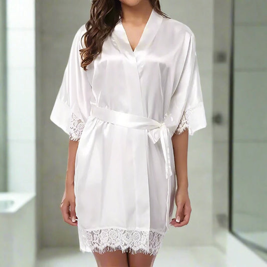 Sleepmazing Kimono Style Silk Robe - SleepMazing
